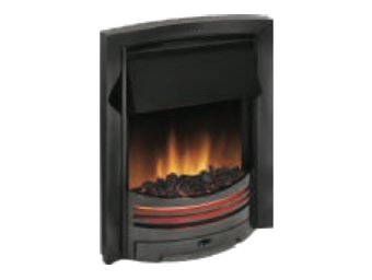 D1 Electric Fire available in black, brass or antique brass - Prices from £434
