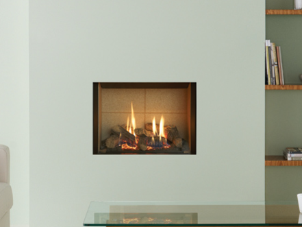 The Riva2 500 Edge gas fire creates a chic, minimalist look whilst simultaneously bringing a focus to the beautiful flames and glowing ember bed of this highly efficient gas fire.  The simple, clean lines of this ‘hole in the wall’ fire can be further enhanced by creating a feature wall from Gazco’s carefully selected range of fireplace tile surround packages.  This contemporary collection of porcelain and natural stone tiles are the perfect complement to the modern aesthetics of the Riva2 500 Edge gas fire and an ideal way to redress a standard 22” wide fireplace opening.  Additionally, choose from one of three lining choices, each is designed to provide a different look for your fire and offers you more versatility to achieve the look that’s ri