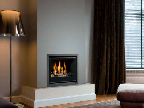 Unica-2 50 Gas Fire - Prices from £2,184 inc - Energy Efficiency Rating D - Please refer to Efficiency Labels