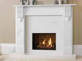 Riva 2 500 - Prices from £1,539 inc shown with Stone Victorian corbel mantle - Prices from £1,335 inc 