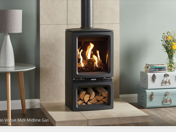 Gazco Vogue Midline Gas Stove - On display in our showroom